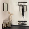 Spinder Design RIZZOLI BLACK EDITION Wandgarderobe - Schwarz Bild 2