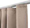 Beautissu Vorhang 2er Set Blackout Vorhang Blickdicht Sand Amelie BK, 140x245cm, Kräuselband Gardine Set mit Universalband für Lange Fenster Bild 4