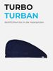 Sowel Turban-Handtuch - Turbo Turban -, 100% Bio-Baumwolle, Haarturban mit Knopf Bild 2
