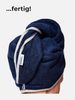 Sowel Turban-Handtuch - Turbo Turban -, 100% Bio-Baumwolle, Haarturban mit Knopf Bild 4