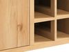 Sideboard Wildeiche 160cm massivum Sydney mit Flaschenregal Schubladen Türen Esszimmer Wohnzimmer Kommode Bar Anrichte Eichenmöbel Bild 4