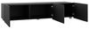 Lomadox Lowboard KEMPTEN-132, in schwarz matt, Rillenfront, 2-türig, 150 cm breit, Softclose Bild 4