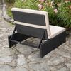 Lounge Sitzgarnitur Gartenset Gartenmöbel GartenSitzgruppe 2 Sessel Tisch Rattan Bild 5