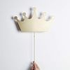 Lights4fun LED Wandleuchte Metall Krone Lampe in Gold Bild 3
