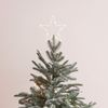 Lights4fun LED Stern LED Weihnachtsbaumspitze Stern, LED fest integriert Bild 2