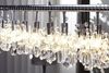 riess-ambiente Hängeleuchte DIAMONDS XL 120cm silber / transparent, ohne Leuchtmittel, Wohnzimmer · Metall · Barock Design · Schlafzimmer Bild 5