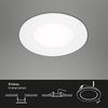 Di-Ka LED Einbauleuchte Flat-In 3er Set weiß Ø 8,6 cm 3W, neutralweiß Bild 3