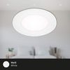 Di-Ka LED Einbauleuchte Flat-In 3er Set weiß Ø 8,6 cm 3W, neutralweiß Bild 5