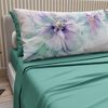PETTI Artigiani Italiani - Paar Kissenbezüge 50x70 cm aus Mikrofaser, Dekokissen für Schlafzimmer, Sofa, Wohnzimmer, Set mit 2 Kissenbezügen, Blumenmuster 159, 100% Made in Italy Bild 2