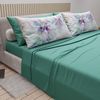 PETTI Artigiani Italiani - Paar Kissenbezüge 50x70 cm aus Mikrofaser, Dekokissen für Schlafzimmer, Sofa, Wohnzimmer, Set mit 2 Kissenbezügen, Blumenmuster 159, 100% Made in Italy Bild 3