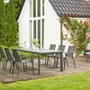 Siena Garden Reno Stapelsessel - Aluminiumgestell & Ranotex®, grau (M21940) Bild 3