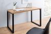 Design Schreibtisch Oak Desk 120cm Eiche Optik Vintage Metallgestell schwarz Schminktisch Tisch Bürotisch Bild 3