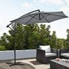 Ampelschirm Budva 270 cm Polyester Stahl Grau casa. pro Bild 2