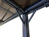 LECO Pergola JOTTA 4.0, Aluminium- und Stahlgestell anthrazit, Polycarbonat-Dach grau-transparent, 5,38x3 m Bild 4