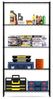 Furinno Wayar 5-stufiges Lagerregal aus Metall, 92 x 36 x 183 cm, Schwarz Bild 3