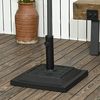 Outsunny Schirmhalter 12 kg Sonnenschirmständer für Ø32/38/48 mm Stangen, für Stöcke bis Ø 48 mm, Schirmständer, 1 tlg, Schirmfuß Bild 2