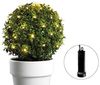 Lumineo LED-Lichternetz Lumineo Durawise Buchsbaumnetz BATTERY LIGHTS 84 LED Ø 50 cm warm weiß, Dimmbar, Timer, Indoor, Outdoor Bild 2
