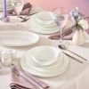 Karaca Geschirr-Set Karaca Fine Bone Meridian Platin 55-teiliges Geschirrset 12 Personen, 12 Personen, Porzellan Bild 4