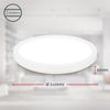 B.K.Licht LED Deckenleuchte LED Panel Bewegungsmelder IP44 weiß - BKL1603, LED fest integriert, 2700K - Extra-Warmweiß, LED Badlampe 24 x 3 cm Weiß 16W Badleuchte Decke Badezimmer Küche Bild 5