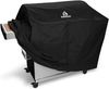 BURNHARD® Grill Abdeck-Haube Fat FRED 156 x 129 x 92,5 cm, Universal Grillabdeckung wasserdichtes BBQ Cover Schutzhülle, winterfeste Abdeckplane für Grills aus robustem Material, UV-resistent - Schwarz - #944621 Bild 4