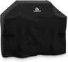 BURNHARD® Grill Abdeck-Haube Fat FRED 156 x 129 x 92,5 cm, Universal Grillabdeckung wasserdichtes BBQ Cover Schutzhülle, winterfeste Abdeckplane für Grills aus robustem Material, UV-resistent - Schwarz - #944621 Bild 2