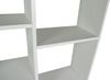 Dmora Asymmetrisches Bücherregal mit 7 Regalen, Regal für Bücher und Dokumente, Bücherregal zur Büroaufbewahrung, Made in Italy, 90x24xh99 cm, Farbe Eiche gebleicht Bild 4
