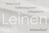 heimtexland Scheibengardine Landhaus Gardine Leinen Optik natur Kurzstore (1 St), Schlaufen, halbtransparent, Polyester, Schlaufen Bistrogardine 45x120 cm I Makramee Borte Bild 4