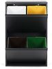 Spinder Design GIGI 4 Abfalltrenner - Schwarz - 74 Litern Bild 3