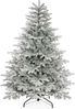 Yorbay Künstlicher Weihnachtsbaum Künstlicher Christbaum, mit Schnee, Metallständer Bild 1
