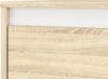 Kleiderschrank ""Avo"" Drehtürenschrank 80cm Sonoma Eiche weiß anthrazit Bild 5