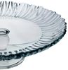 Pasabahce Aurora Serviceteller mit Fuß Servierplatte aus Glas ⌀ 31cm Bild 3