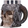 Figuren Shop GmbH Bierkrug Wikinger Totenkopf Krug - Walhalla - Gothic Bierkrug Bild 5