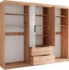 Kleiderschrank Mrynit 250 (Farbe: Artisan Eiche / Artisan Eiche + Schwarz) Bild 5