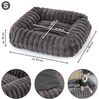 Wallace & Jones Tierbett Katzenbett Mary, edle Cordstoff-Optik, gepolsterte Seitenwände, anthrazit, ca. 71 x 58 x 18 cm Bild 2