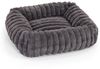 Wallace & Jones Tierbett Katzenbett Mary, edle Cordstoff-Optik, gepolsterte Seitenwände, anthrazit, ca. 71 x 58 x 18 cm Bild 5