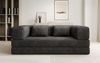 Luxusbetten24 Sofa Designer Sofa Lazy 3 Sitzer, mit Aufklappfunktion und Cordbezug Bild 2