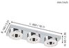 Eglo 95663 Wandleuchte Deckenleuchte Fradelo in chrom und, Kristall chrom, klar 3X4W L:44 H:6cm Bild 4