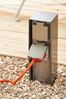 Philips Garten Doppelsteckdose Edelstahl IP44 Bild 2