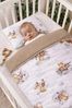 Babynest Nestchen Baby Set für Neugeborene – 5-teilig – Kuschelnest aus 100% Baumwolle & Waffelpique – Babykokon tragbar – für Babybett, Kinderbett & Kinderwagen – OEKO-TEX - Flugzeuge und Braun Bild 5