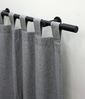 GARDINIA Gardinenstangen-Set, 1-Lauf, Zylinder, Ø 22/25 mm, 100-190 cm, Ausziehbar, Metall, Schwarz matt Bild 2