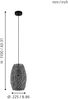 Eglo 43391 Hängeleuchte RIYADH schwarz-antik H:110 Ø:22,5cm dimmbar Bild 4
