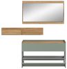 Garderoben-Set >Drive< in Salbei - 192x140x32cm (BxHxT) Bild 5