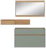 Garderoben-Set >Drive< in Salbei - 192x140x32cm (BxHxT) Bild 4