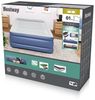 TriTech™ Doppelluftbett mit integrierter Elektropumpe, Blau/Grau, 203 x 152 x 61 cm Bild 3