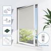Homland Verdunkelungsrollo klemmfix Thermorollo ohne Bohren/mit Bohren Creme 70x170 cm (BxH), Hitzeschutz und Sichtschutz, Wandmontage & Deckenmontag Seitenzugrollo für Fenster und Tür Bild 4