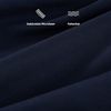Blumtal® Spannbettlaken 140x190 cm - Bettlaken 140x190 aus Microfaser im 2er Set - Oekotex zertifiziertes Spannbetttuch 140x190 - Spannbettlaken 140x190 / Spannleintuch 140x190 - Dark Ocean Blue - Blau Bild 4