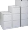 Bisley LIGHT Hängeregistraturschrank, einbahnig, DIN A4, 2 HR-Schubladen, Farbe lichtgrau Bild 3