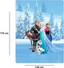 BERONAGE Tagesdecke Frozen Die Eiskönigin Decke Sven Rentier 130x170 cm Coral Fleecedecke, passend zur Bettwäsche, ideal für Sofa, Couch, Bett, Auto, Camping Bild 2
