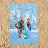 BERONAGE Tagesdecke Frozen Die Eiskönigin Decke Sven Rentier 130x170 cm Coral Fleecedecke, passend zur Bettwäsche, ideal für Sofa, Couch, Bett, Auto, Camping Bild 4