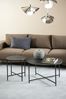 ACTONA GROUP Couchtisch Lamoine, Rund, Izmir matt schwarz, rau Melamin, Ø70x42 cm Bild 2
